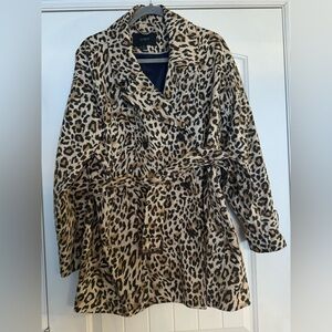 J. Crew Animal Print Coat